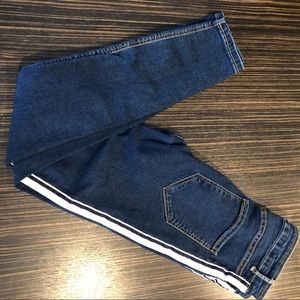 Striped jeans